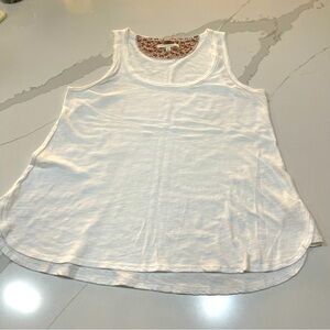 Anthropologie Pure + Good white Tank top size small